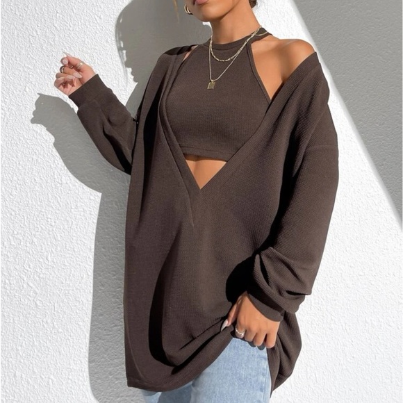 Brown top - Picture 1 of 6